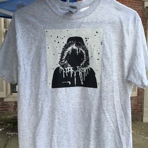Winter Inktober “freeze” parka T-shirt